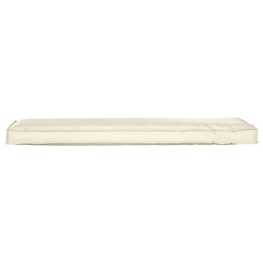 vidaXL Μαξιλάρι Παλέτας για Παγκάκι Κρεμ 140x40x8cm από Oxford