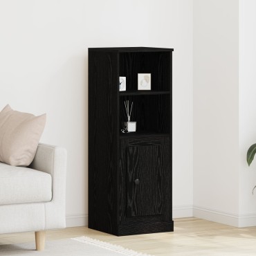 vidaXL Υψηλός Ντουλάπι Μαύρο Δρύς 36x35.5x103.5cm Επεξεργασμένο Ξύλο 1 τεμ.
