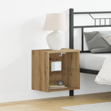 vidaXL Κρεμαστό Ράφι Μασίφ Δρυός 40x28,5x40cm Επεξεργασμένο Ξύλο 1 τεμ.