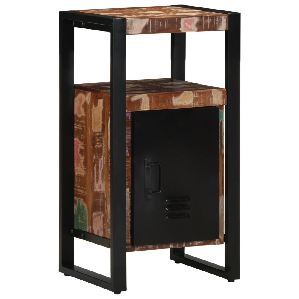 vidaXL Ντουλάπι Μπάνιου Πολύχρωμο 40x35x75cm Μασίφ Ξύλο Ανακυκλωμένο