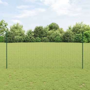 vidaXL Euro Fence με 5 U Posts Πράσινο 1.6x10 μ Χάλυβας