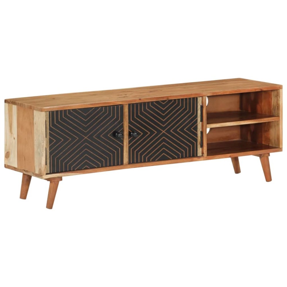 vidaXL Έπιπλο Τηλεόρασης 112x30x40cm από Μασίφ Ξύλο Ακακίας