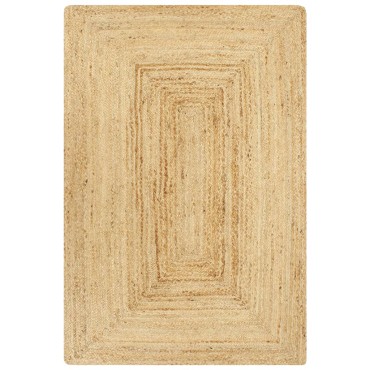 vidaXL Χαλί Χειροποίητο Φυσικό Χρώμα 80x160cm από Γιούτα