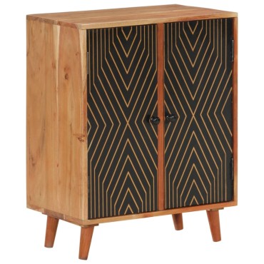 vidaXL Ντουλάπι 60x33x74cm από Μασίφ Ξύλο Ακακίας 1 τεμ.