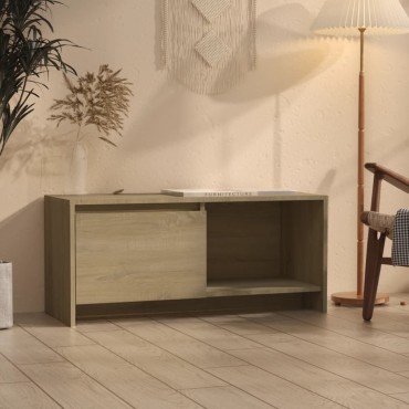 vidaXL Έπιπλο Τηλεόρασης Sonoma Δρυς 90x35x40cm Επεξ. Ξύλο