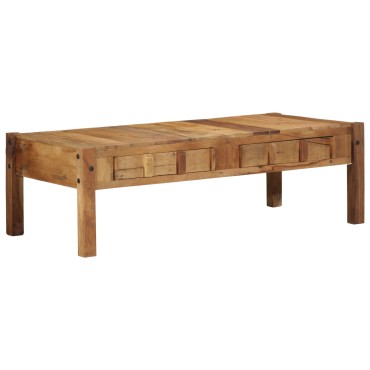 vidaXL Τραπεζάκι καφέ 110x55x35cm από ανακυκλωμένο ξύλο 1 τεμ.