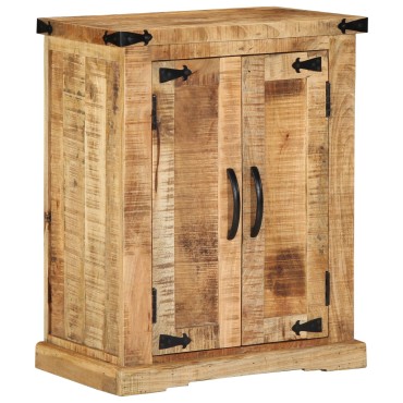 vidaXL Μπουφές 55x35x70cm Μασίφ Ξύλο Ακατέργαστο Μάνγκο 1 τεμ.