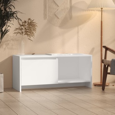 vidaXL Έπιπλο Τηλεόρασης Λευκό 90x35x40cm από Μοριοσανίδα