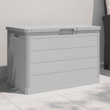 vidaXL Κουτί Μαξιλαριών Εξ Χώρου Γκρι 77,5x44,5x53cm Πολυπροπυλένιο