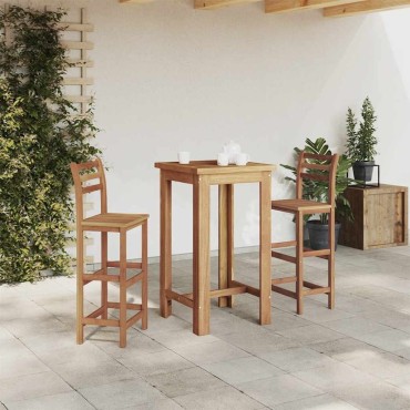 vidaXL Τραπέζι Μπαρ 60x60x105cm από Μασίφ Ξύλο Ακακίας 1 τεμ.