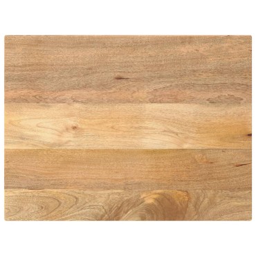 vidaXL Επιφάνεια Τραπεζιού Ορθογώνια 80x60x3,8cm Μασίφ Ξύλο Μάνγκο 1 τεμ.