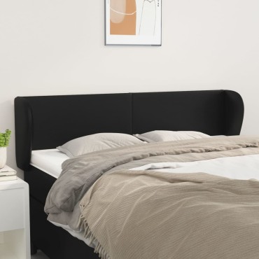 vidaXL Κεφαλάρι με Πτερύγια Γκρι 147x23x78/88cm Συνθετικό Δέρμα 1 τεμ.