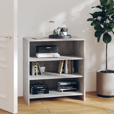 vidaXL Ντουλάπι Γκρι Σκυροδέματος 70x40,5x75cm Επεξεργασμένο Ξύλο 1 τεμ.