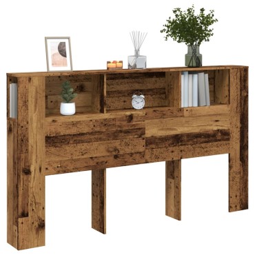 vidaXL Κεφαλάρι Με Αποθηκευτικό Χώρο 180x18,5x102,5cm Επεξ. Ξύλο 1 τεμ.