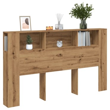 vidaXL Κεφαλάρι Με Αποθηκευτικό Χώρο 180x18,5x102,5cm Επεξ. Ξύλο 1 τεμ.