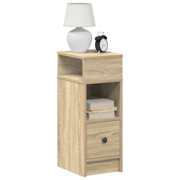 vidaXL Κομοδίνο με συρτάρι Sonoma Δρυς 25x31x66cm 1 τεμ.