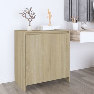 vidaXL Μπουφές Sonoma Δρυς 70x41x75cm από Επεξεργασμένο Ξύλο 1 τεμ.