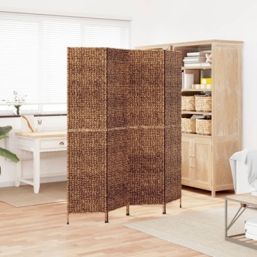 vidaXL Διαχωριστικό Δωματίου με 3 Πάνελ 163x180cm από Υάκινθο Νερού 1 τεμ.
