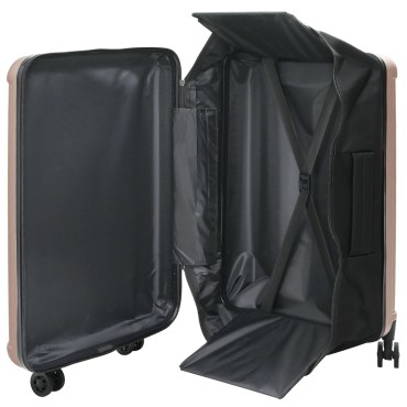 vidaXL Φορητή Σκληρή Βαλίτσα 28'' Ροζ Χρυσό 50x30x76 εκ ABS