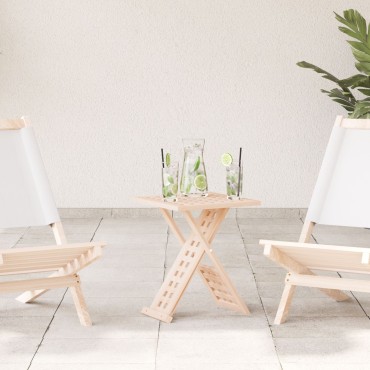 vidaXL Τραπεζάκι σαλονιού Πτυσσόμενο 33x33x40,5cm Μασίφ ξύλο καρυδιά 1 τεμ.