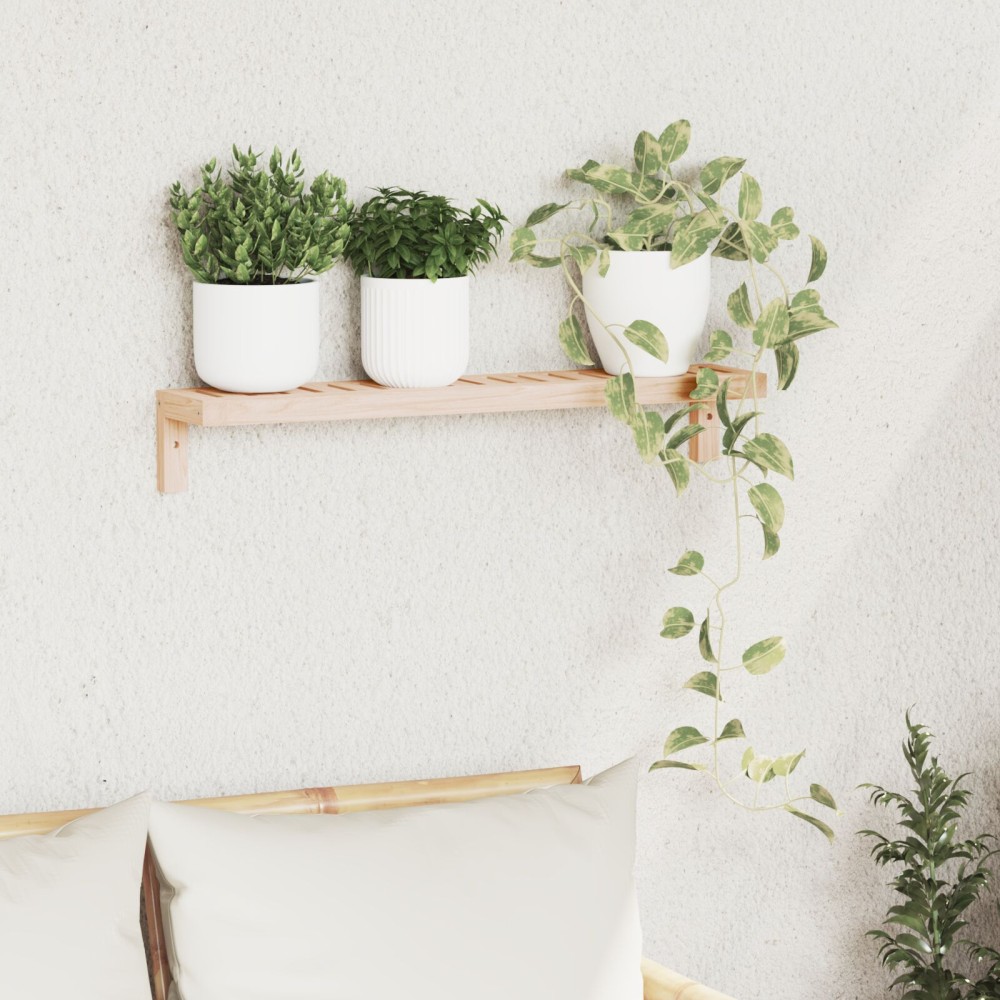 Ράφι τοίχου vidaXL 62x10x12,5cm Καπάκι από δέντρο καρυδιάς