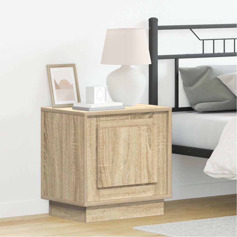 vidaXL Κομοδίνο 2 τεμ. Δρύς Sonoma 44x34,5x45 εκ