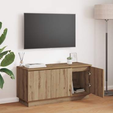 vidaXL Βάση Τηλεόρασης Δρυς 100x38x49cm Επεξεργασμένο Ξύλο