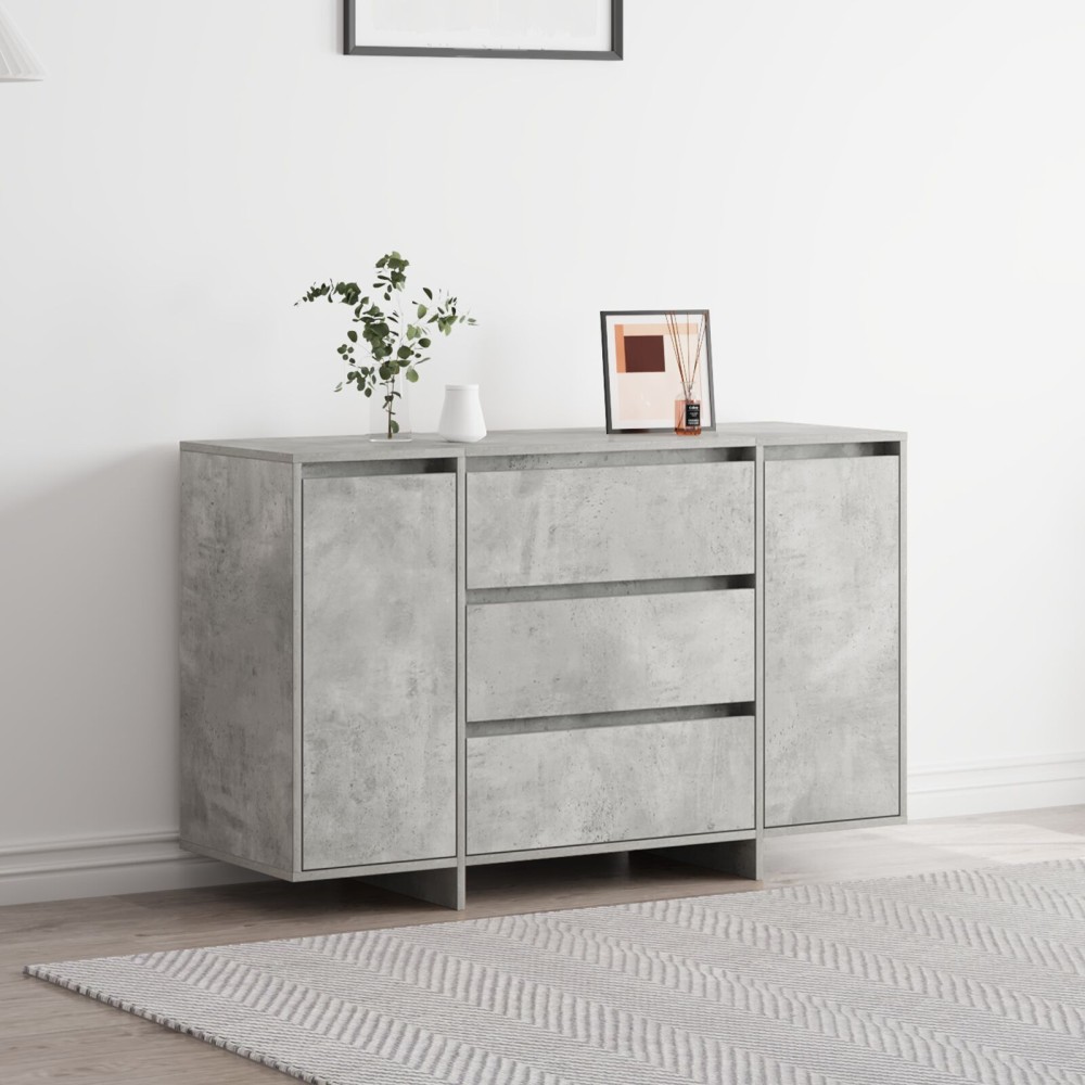 vidaXL Μπουφές Σκυρόδεμα Γκρι 120x41x75cm Κατασκευασμένο Ξύλο 1 τεμ.