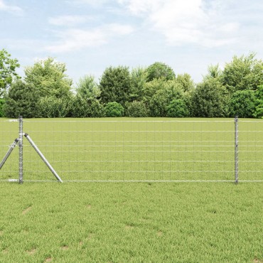 vidaXL Euro Fence με 13 Πόρτες 0.4x50 μ Γαλβανισμένος Χάλυβας