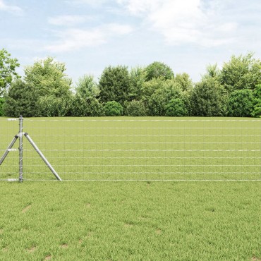 vidaXL Euro Fence με 7 Πόλους 0.4x10 μ Γαλβανισμένος Χάλυβας