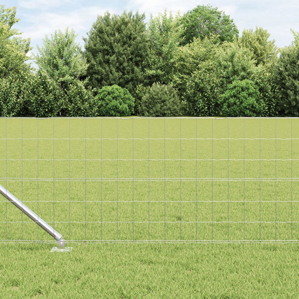 vidaXL Euro Fence με 13 Στήλες 0.4x25 μ Γαλβανισμένος Χάλυβας