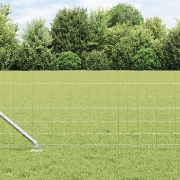 vidaXL Euro Fence με 13 Στήλες 0.4x25 μ Γαλβανισμένος Χάλυβας
