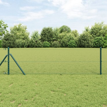 vidaXL Hexagon Fence Πράσινος 0.4x50 μ Χάλυβας