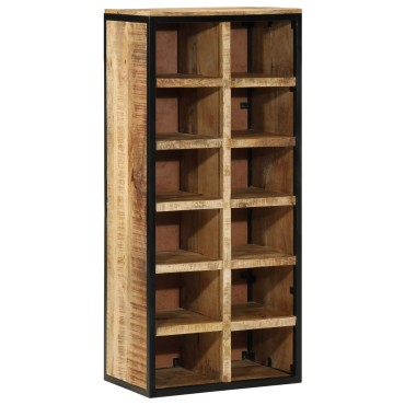 vidaXL Ντουλάπα παπουτσιών 50x30x110cm Μασίφ Ξύλο Μάνγκο