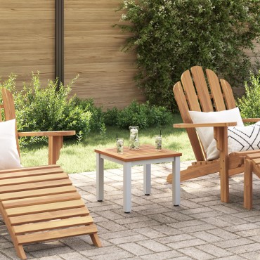 vidaXL Τραπέζι Κήπου 45x45x38cm Συμπαγές Ξύλο Ακακίας 1 τεμ.