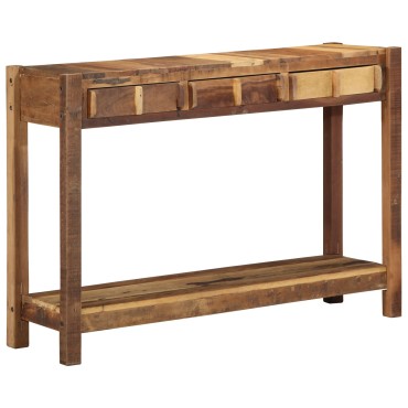 vidaXL Κονσόλα Τραπέζι 107x33x76cm Μασίφ Ξύλο Ανακυκλωμένο 1 τεμ.