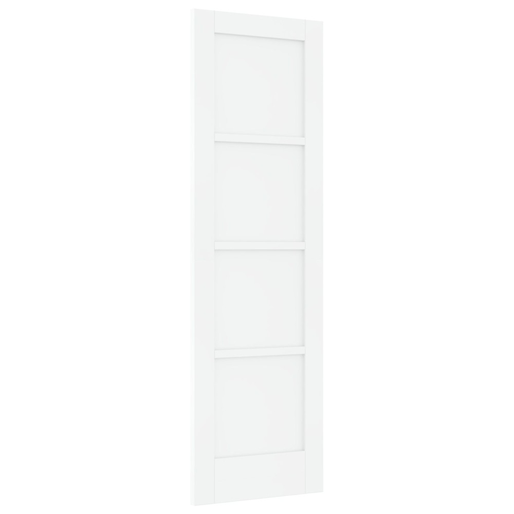vidaXL Εσωτερική Πόρτα 'ORKDAL' Λευκή 61x198.5x4 εκ. Μασίφ Ξύλο Πεύκου