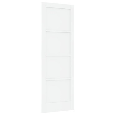 vidaXL Εσωτερική Πόρτα 'ORKDAL' Λευκή 73.5x211x4 cm Solid Wood Pine