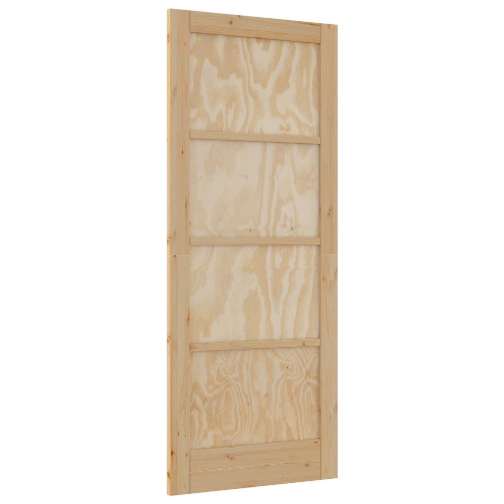 vidaXL Εσωτερική Πόρτα "ORKDAL" 83x202x4 εκ. Συμπαγής Ξύλινη Πόρτα Πεύκου