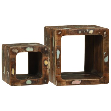 vidaXL Μονάδες TV 2 τεμ. Πολύχρωμο 36x30x36cm