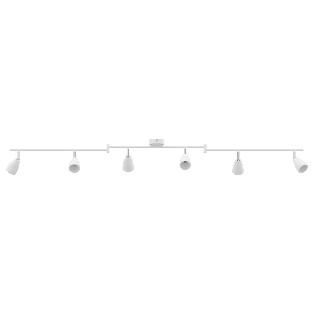 vidaXL Φωτιστικό Οροφής 6 Way Adjustable White GU10