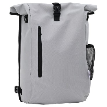 vidaXL Τσάντα Ποδηλάτου για Ράγες 20 L Γκρι 31x13x58 εκ.