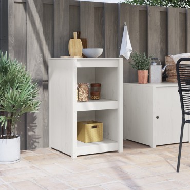 vidaXL Ντουλάπα Κουζίνας με ράφι MEPPEL Λευκό 55x55x92cm