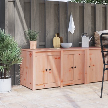 vidaXL Ντουλάπι Κουζίνας Εξωτερικού Χώρου 106x55x64cm Μασίφ Ξύλο Ντάγκλας 1 τεμ.