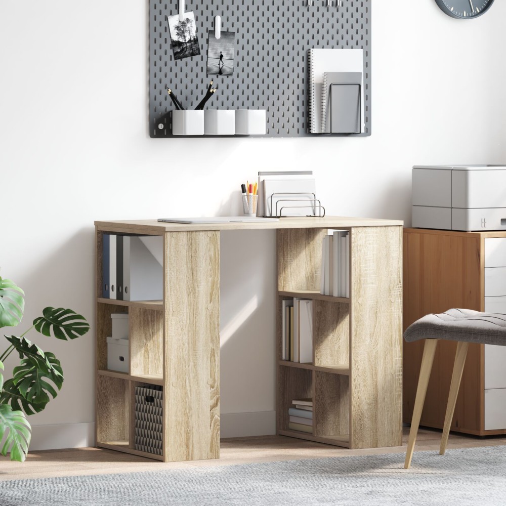 vidaXL Γραφείο Δρύς Sonoma Επεξεργασμένο Ξύλο 90x50x75cm 1 τεμ.