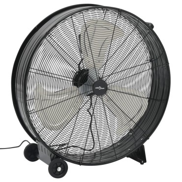 vidaXL Ανεμιστήρας Δαπέδου Επαγγελματικός Μαύρος 77 εκ. 187,7 W