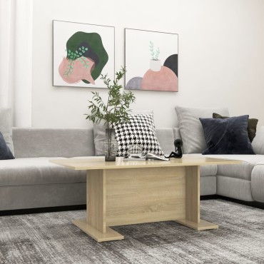 vidaXL Τραπεζάκι Σαλονιού Sonoma Δρυς 103,5x60x40cm Μοριοσανίδα 1 τεμ.