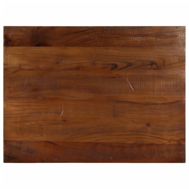vidaXL Επιφάνεια Τραπεζιού Ορθογώνια 80x50x2,5cm Ανακυκλωμένο Ξύλο 1 τεμ.