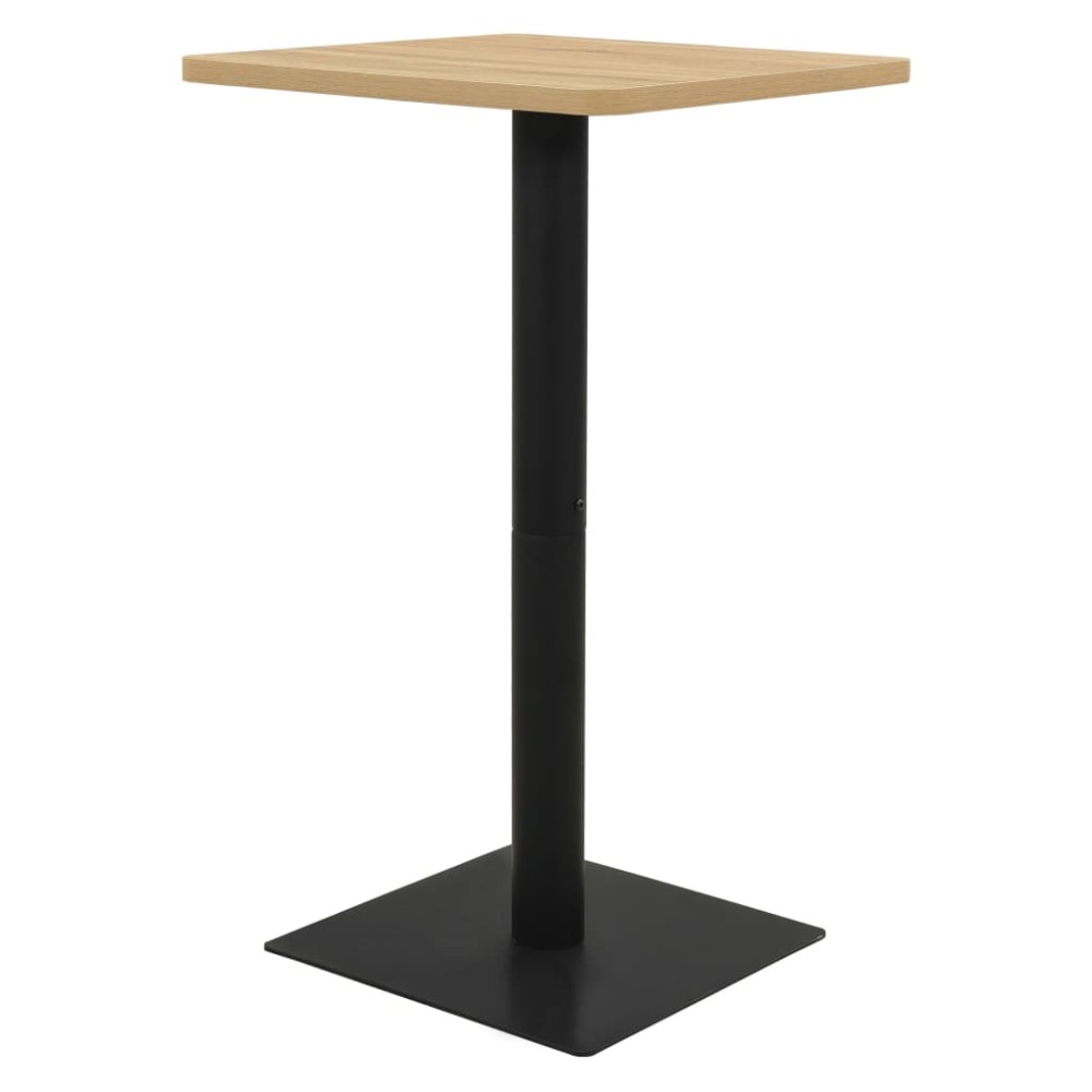 vidaXL Τραπέζι Bistro Χρώμα Δρυός 70x70x107cm 1 τεμ.