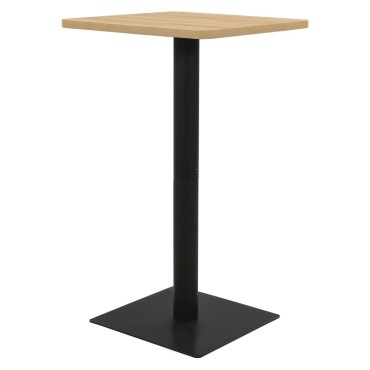 vidaXL Τραπέζι Bistro Χρώμα Δρυός 70x70x107cm 1 τεμ.